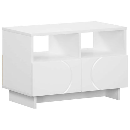 TV Stand 60 x 34.5 x 40 cm White Engineered Wood