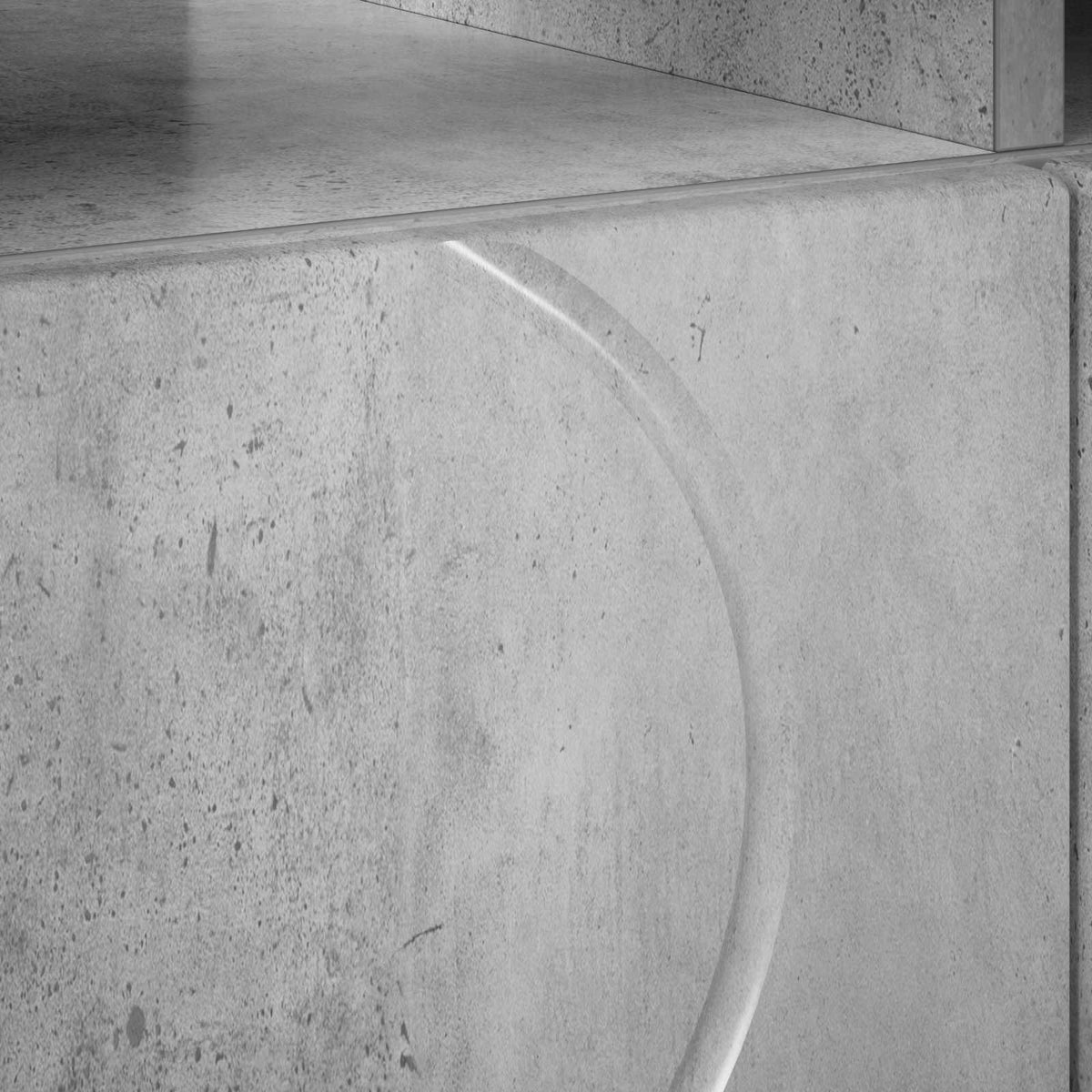 TV Stand 60 x 34.5 x 40 cm Concrete Grey Engineered Wood