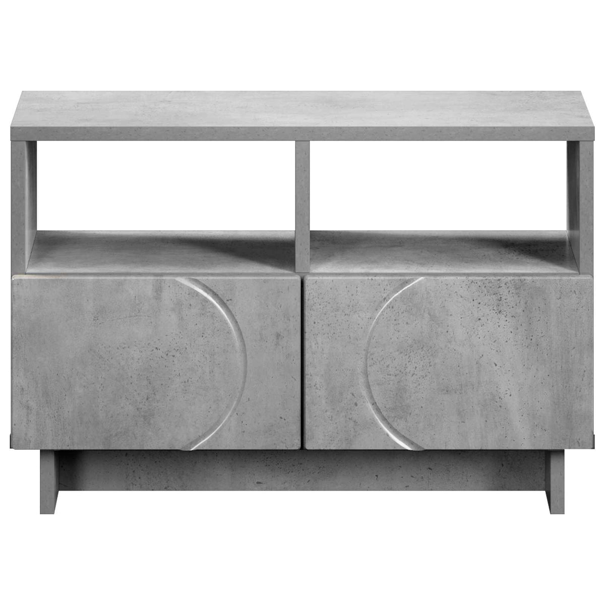TV Stand 60 x 34.5 x 40 cm Concrete Grey Engineered Wood