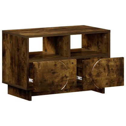 TV Stand 60 x 34.5 x 40 cm Smoked Oak Engineered Wood