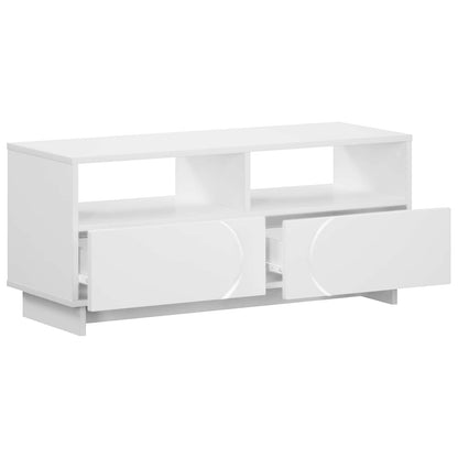TV Stand 90 x 34.5 x 40 cm White Engineered Wood