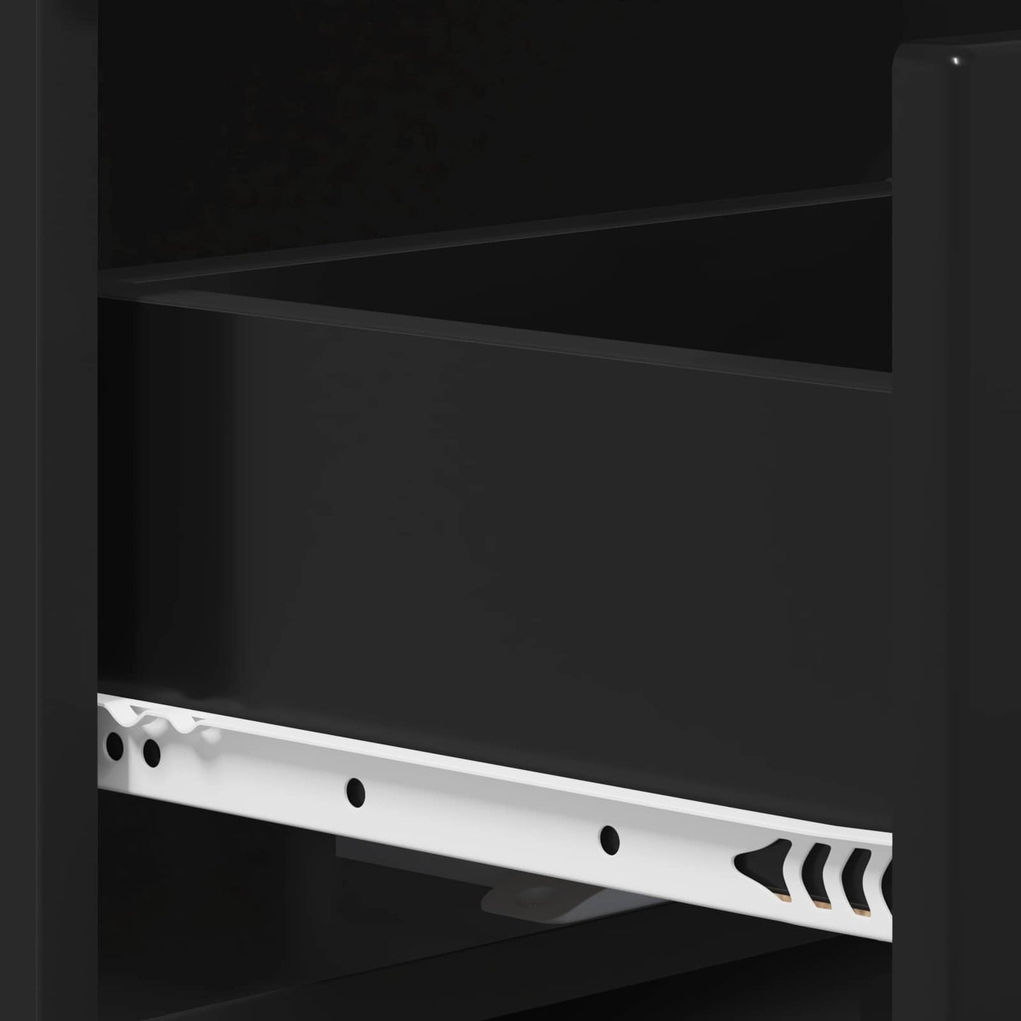 TV Stand 90 x 34.5 x 40 cm Black Engineered Wood