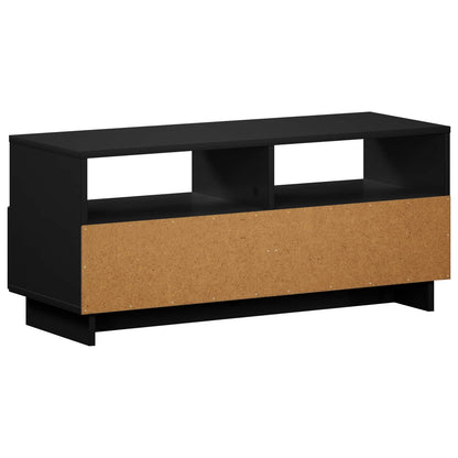 TV Stand 90 x 34.5 x 40 cm Black Engineered Wood