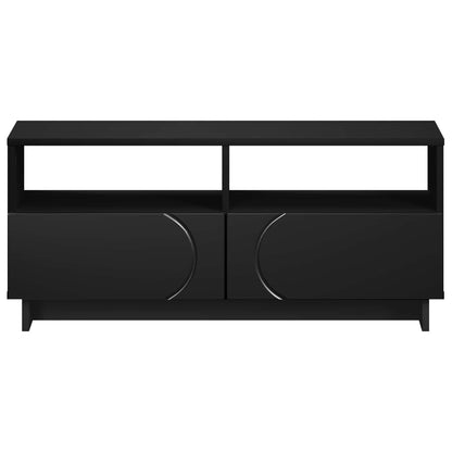 TV Stand 90 x 34.5 x 40 cm Black Engineered Wood