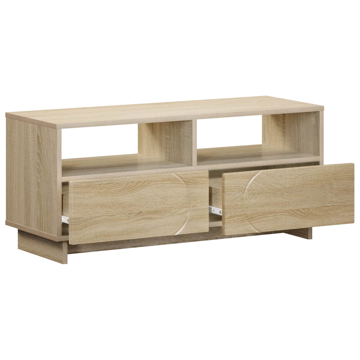 TV Stand 90 x 34.5 x 40 cm Sonoma Oak Engineered Wood
