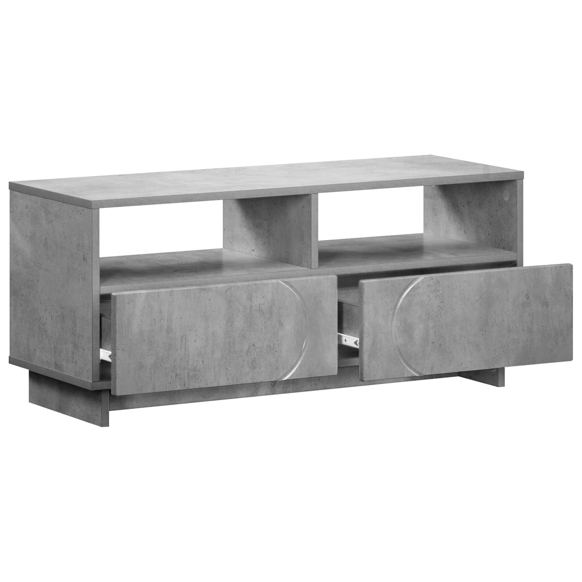 TV Stand 90 x 34.5 x 40 cm Concrete Grey Engineered Wood