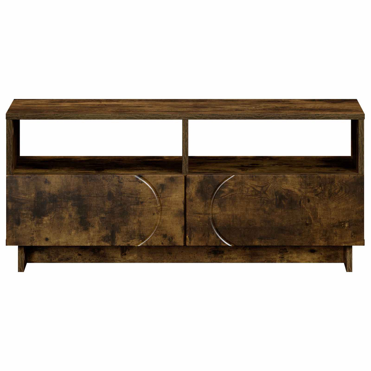 TV Stand 90 x 34.5 x 40 cm Smoked Oak Engineered Wood