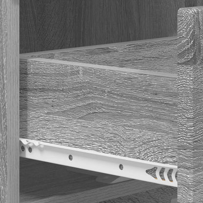 TV Stand 90 x 34.5 x 40 cm Grey Sonoma Engineered Wood