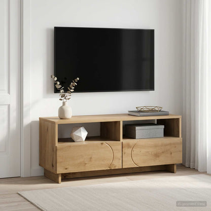 TV Stand 90 x 34.5 x 40 cm Artisan Oak Engineered Wood