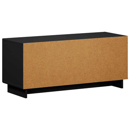TV Stand 90 x 34.5 x 40 cm Black Engineered Wood