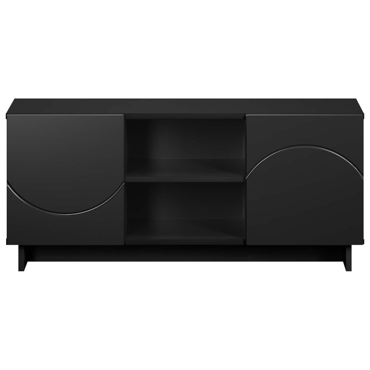TV Stand 90 x 34.5 x 40 cm Black Engineered Wood