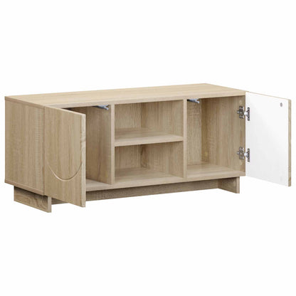 TV Stand 90 x 34.5 x 40 cm Sonoma Oak Engineered Wood
