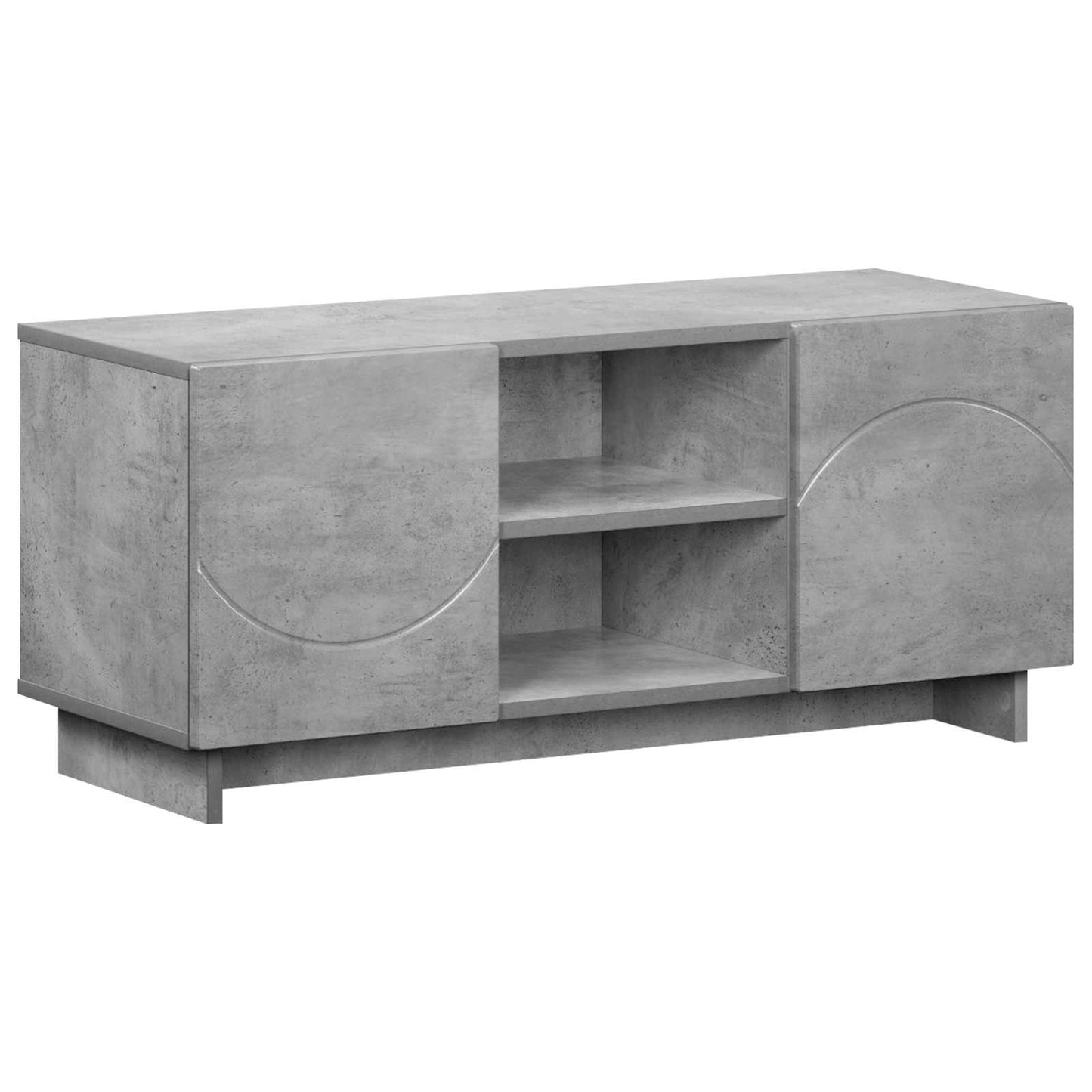 TV Stand 90 x 34.5 x 40 cm Concrete Grey Engineered Wood