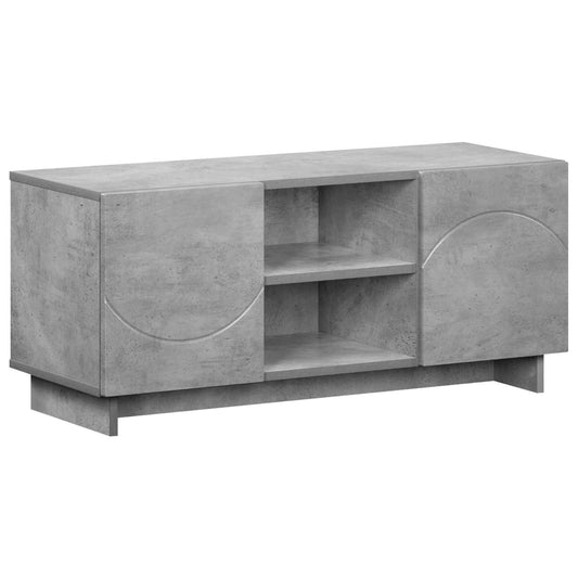 TV Stand 90 x 34.5 x 40 cm Concrete Grey Engineered Wood