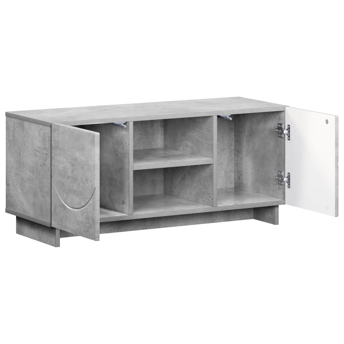 TV Stand 90 x 34.5 x 40 cm Concrete Grey Engineered Wood