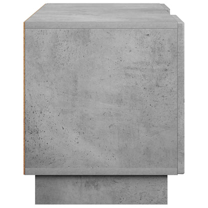 TV Stand 90 x 34.5 x 40 cm Concrete Grey Engineered Wood
