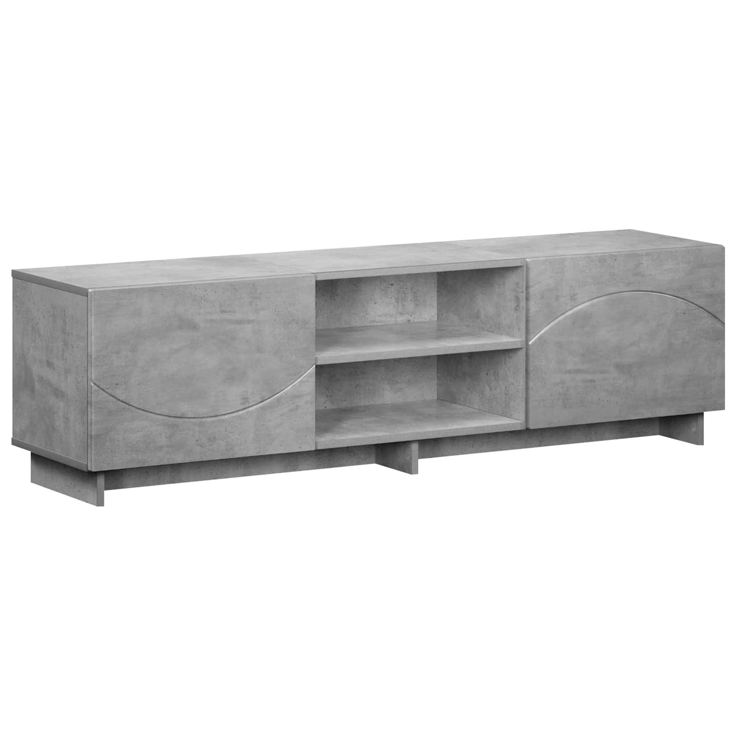 TV Stand 140 x 34.5 x 40 cm Concrete Grey Engineered Wood