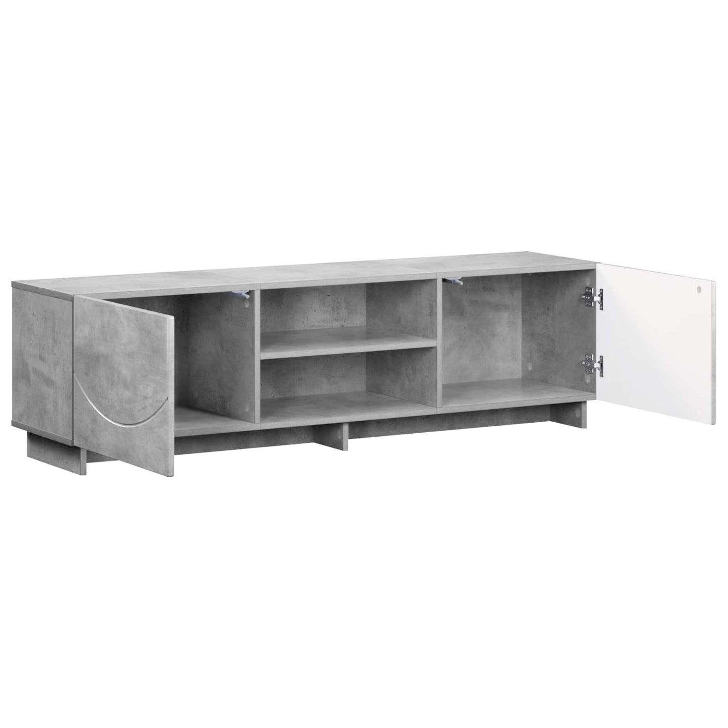 TV Stand 140 x 34.5 x 40 cm Concrete Grey Engineered Wood