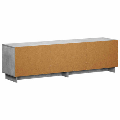 TV Stand 140 x 34.5 x 40 cm Concrete Grey Engineered Wood