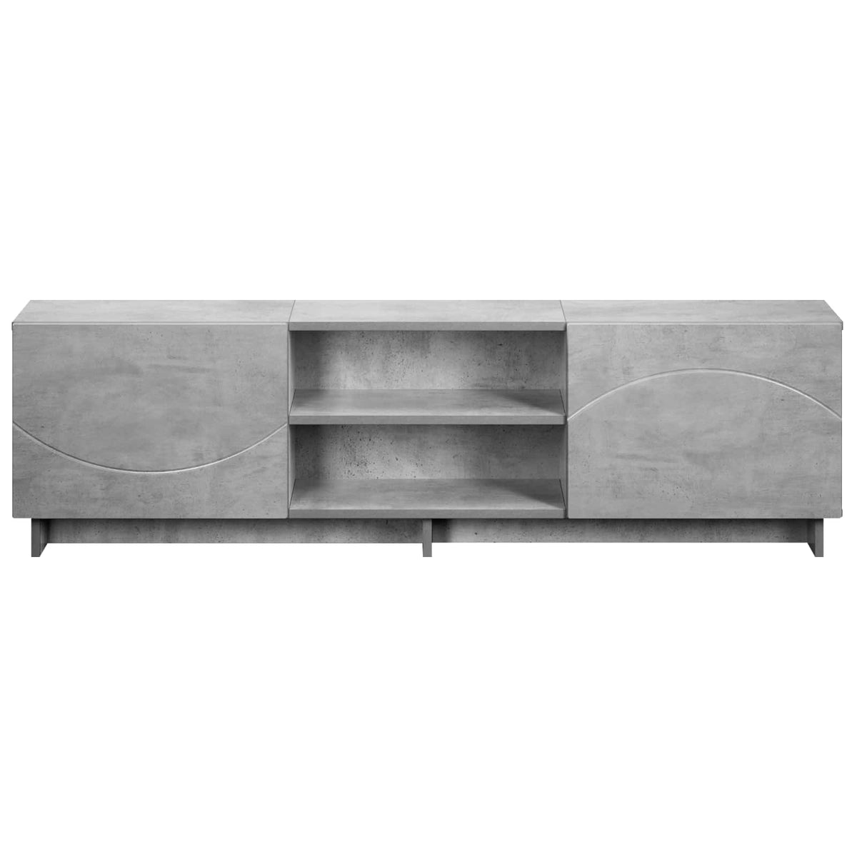 TV Stand 140 x 34.5 x 40 cm Concrete Grey Engineered Wood