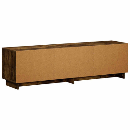 TV Stand 140 x 34.5 x 40 cm Smoked Oak Engineered Wood