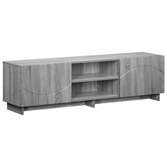 TV Stand 140 x 34.5 x 40 cm Grey Sonoma Engineered Wood