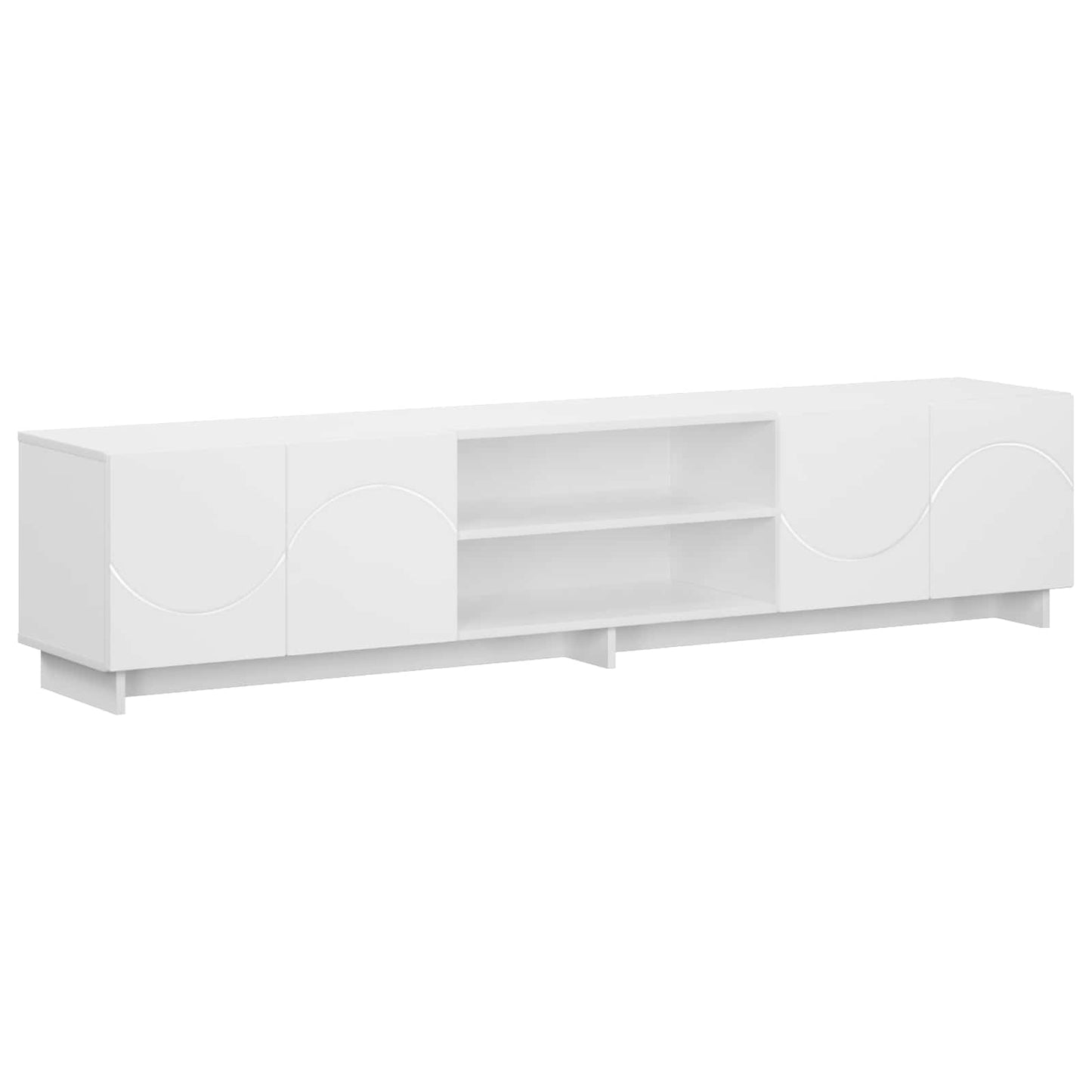 TV Stand 180 x 34.5 x 40 cm White Engineered Wood