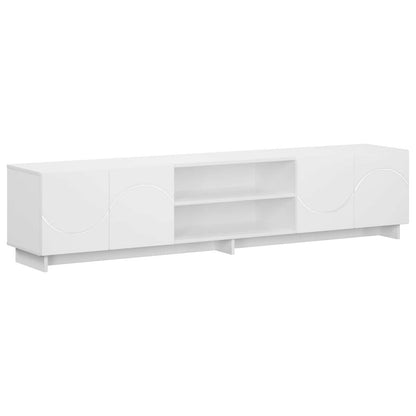 TV Stand 180 x 34.5 x 40 cm White Engineered Wood