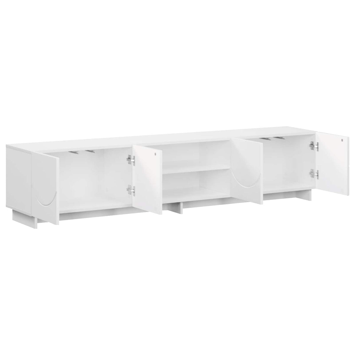 TV Stand 180 x 34.5 x 40 cm White Engineered Wood