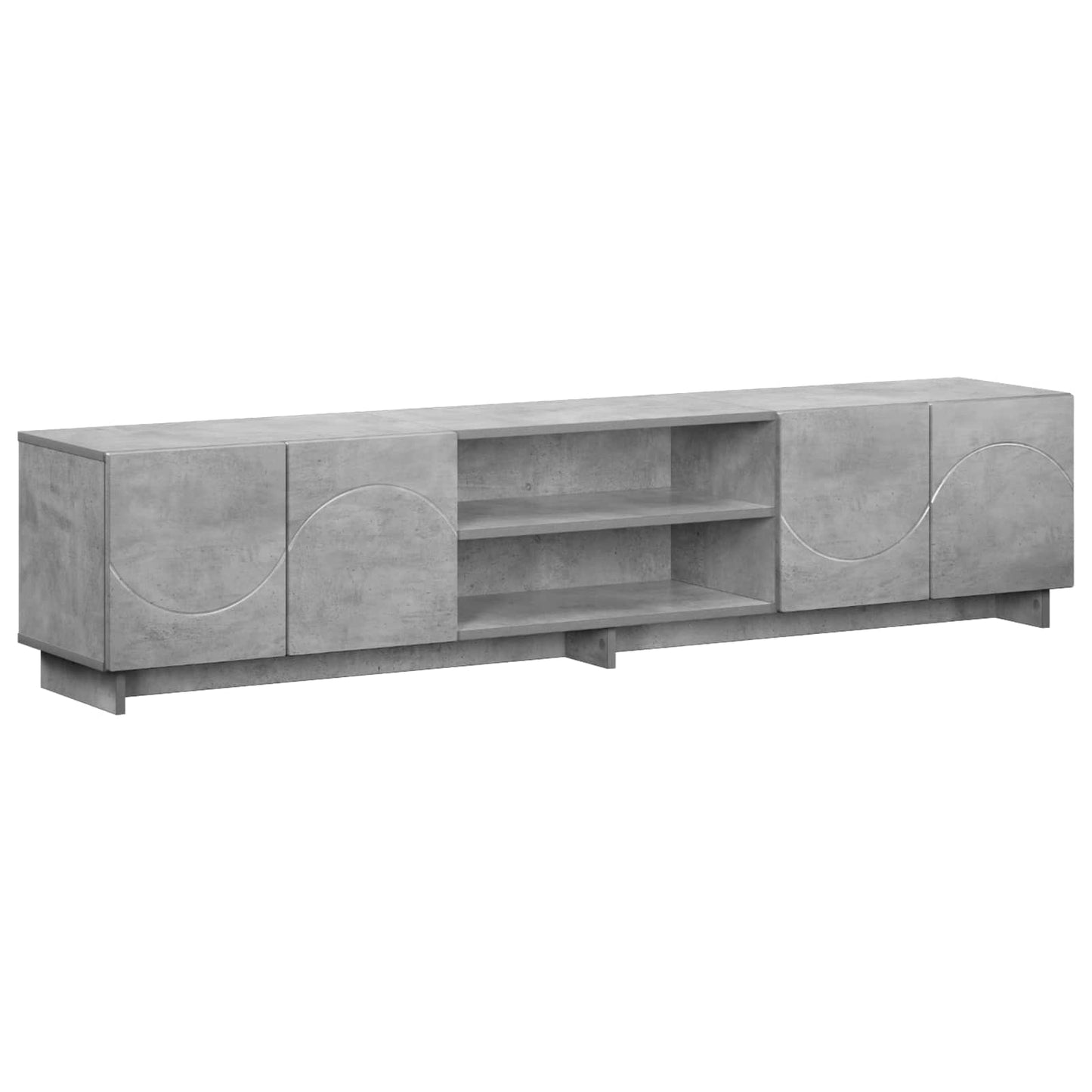 TV Stand 180 x 34.5 x 40 cm Concrete Grey Engineered Wood