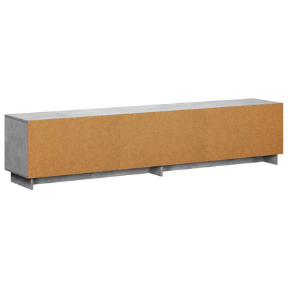 TV Stand 180 x 34.5 x 40 cm Concrete Grey Engineered Wood
