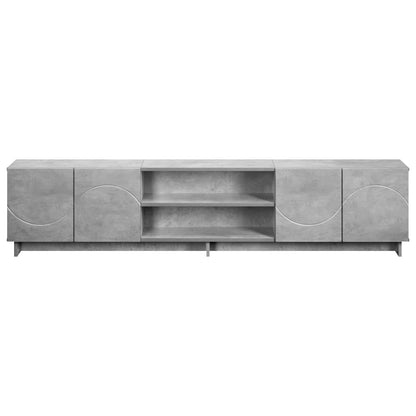 TV Stand 180 x 34.5 x 40 cm Concrete Grey Engineered Wood