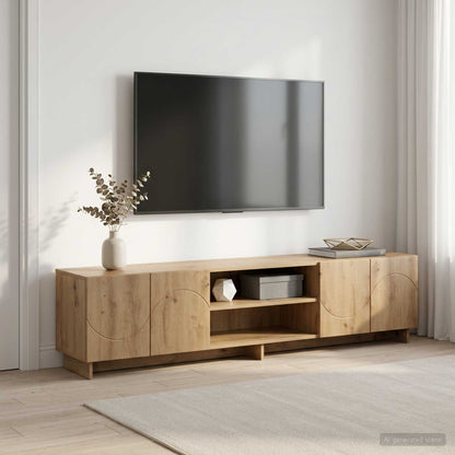 TV Stand 180 x 34.5 x 40 cm Artisan Oak Engineered Wood