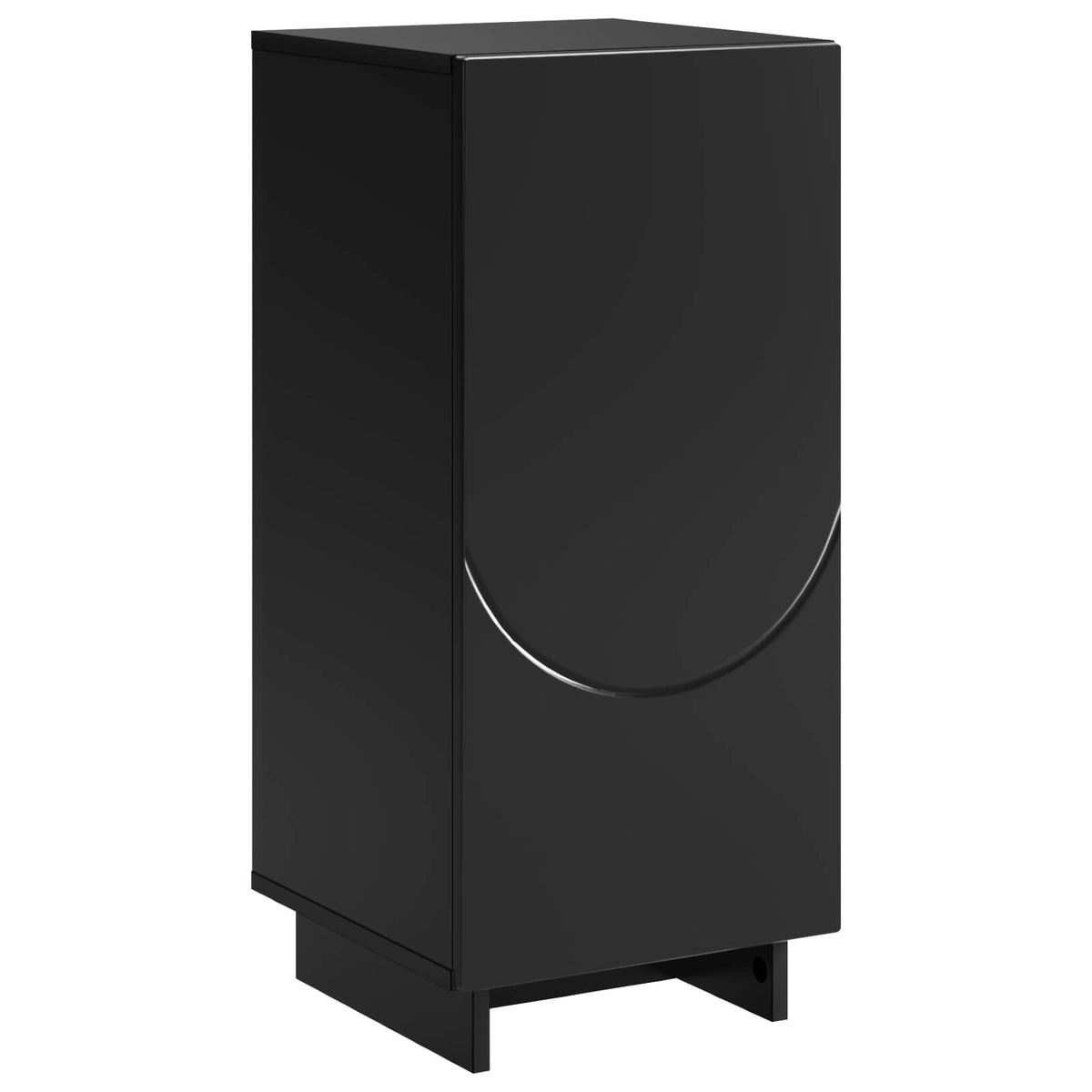 Sideboard Black 33.5 x 34.5 x 75 cm Engineered Wood