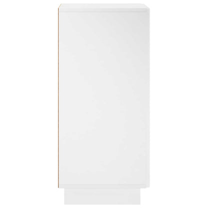 Sideboard High Gloss White 33.5 x 34.5 x 75 cm Engineered Wood
