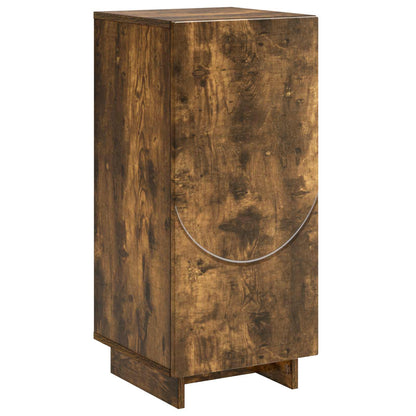 Sideboard Smoked Oak 33.5 x 34.5 x 75 cm Engineered Wood