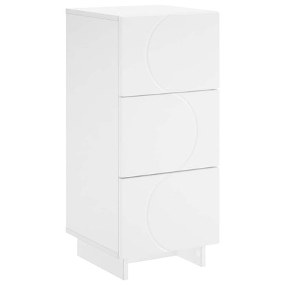 Sideboard White 33.5 x 34.5 x 75 cm Engineered Wood