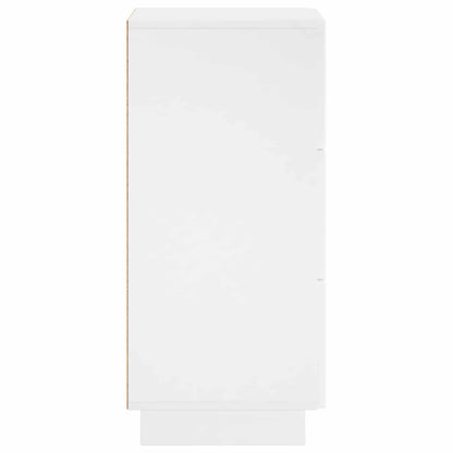 Sideboard White 33.5 x 34.5 x 75 cm Engineered Wood