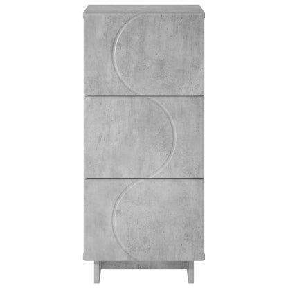 Sideboard Concrete Grey 33.5 x 34.5 x 75 cm Engineered Wood