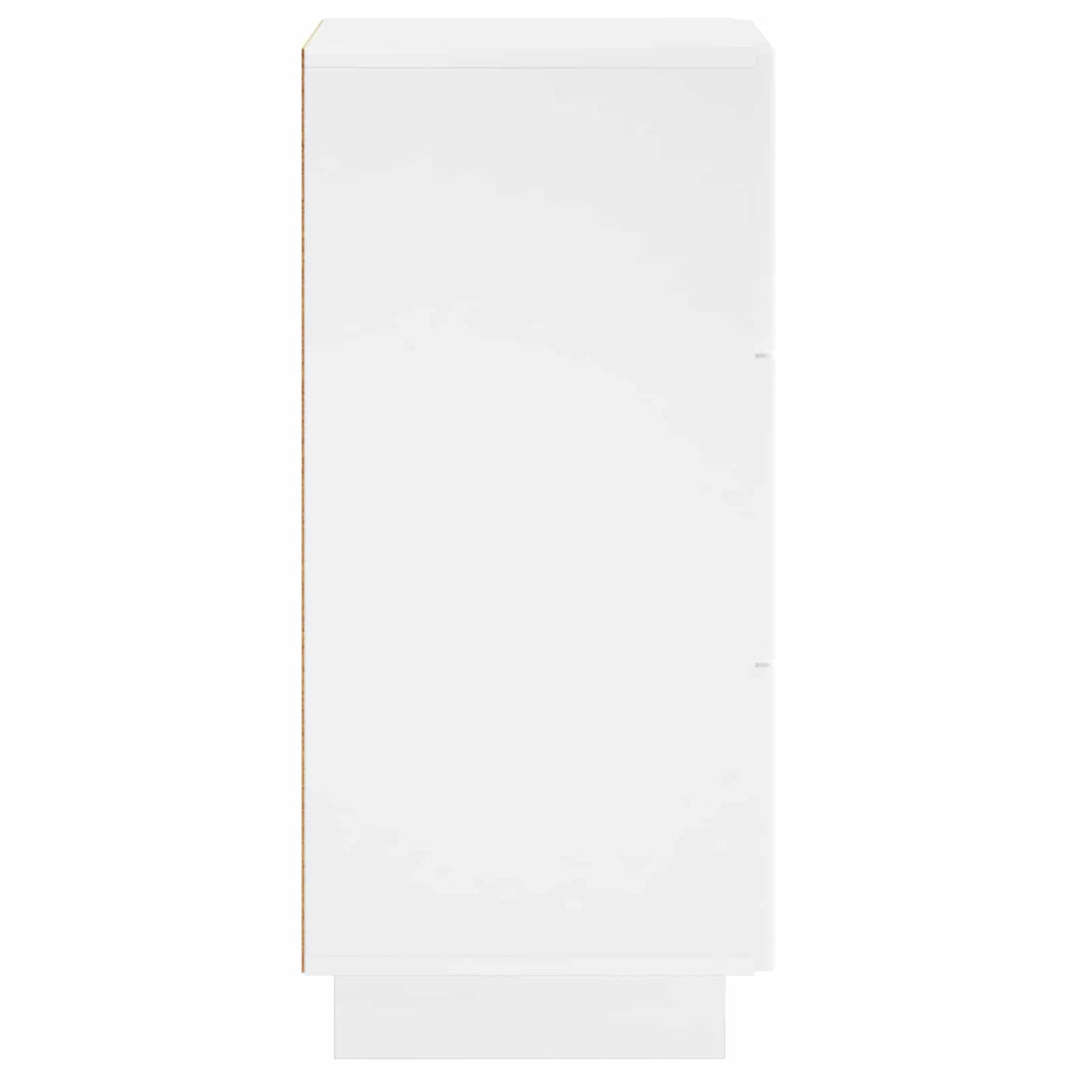 Sideboard High Gloss White 33.5 x 34.5 x 75 cm Engineered Wood