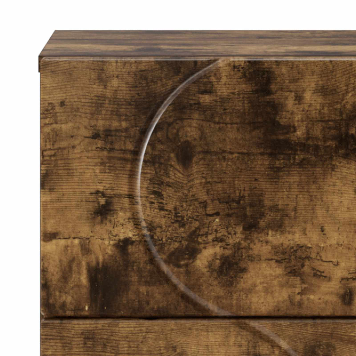 Sideboard Smoked Oak 33.5 x 34.5 x 75 cm Engineered Wood