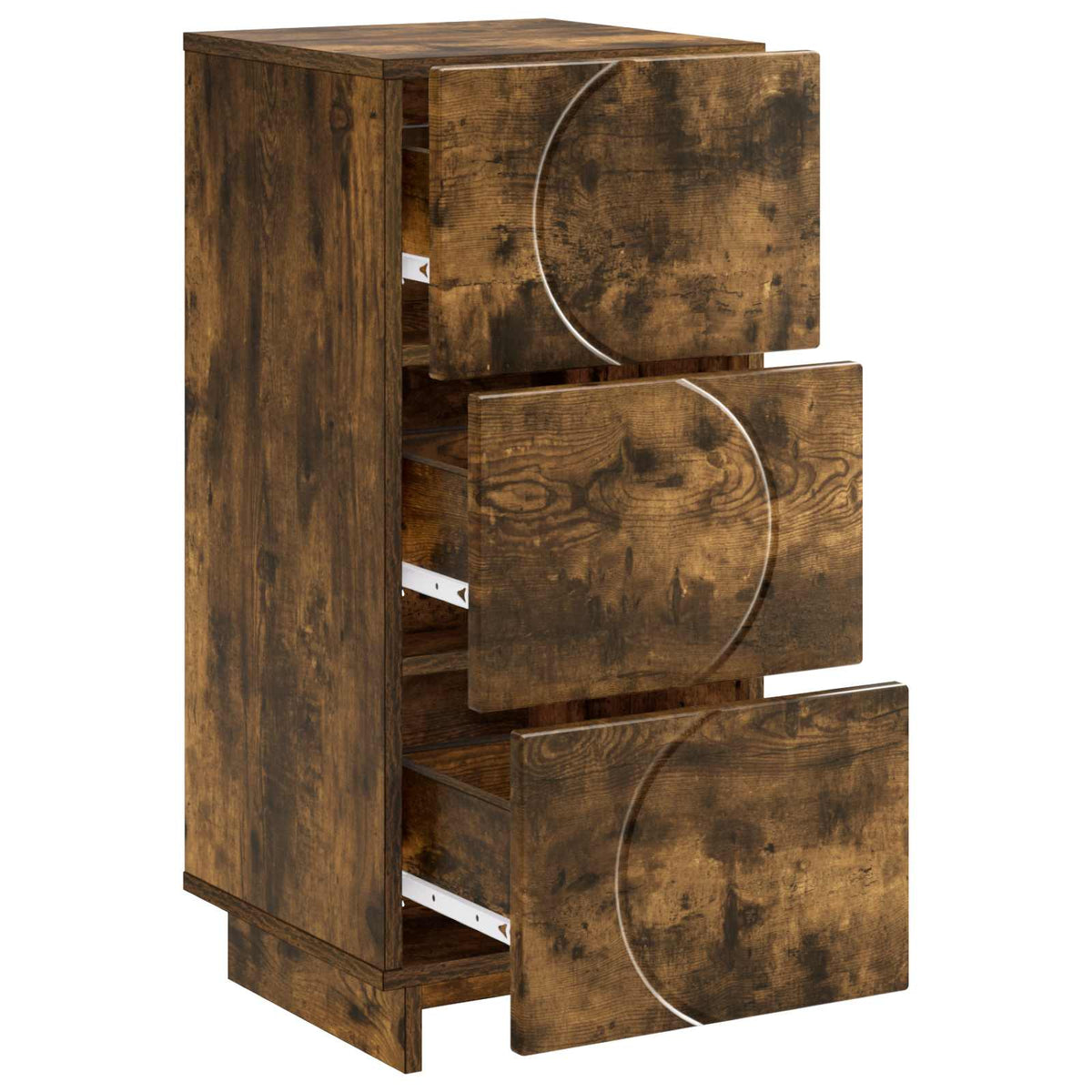 Sideboard Smoked Oak 33.5 x 34.5 x 75 cm Engineered Wood