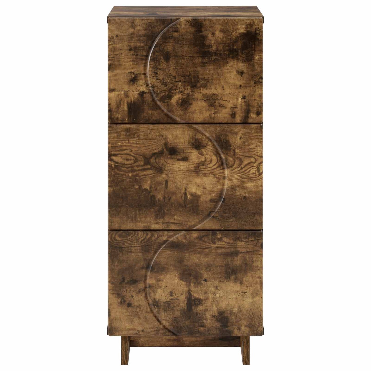 Sideboard Smoked Oak 33.5 x 34.5 x 75 cm Engineered Wood