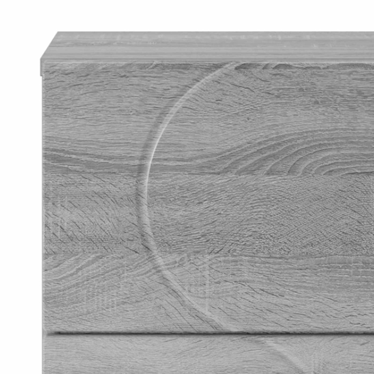 Sideboard Grey Sonoma 33.5 x 34.5 x 75 cm Engineered Wood