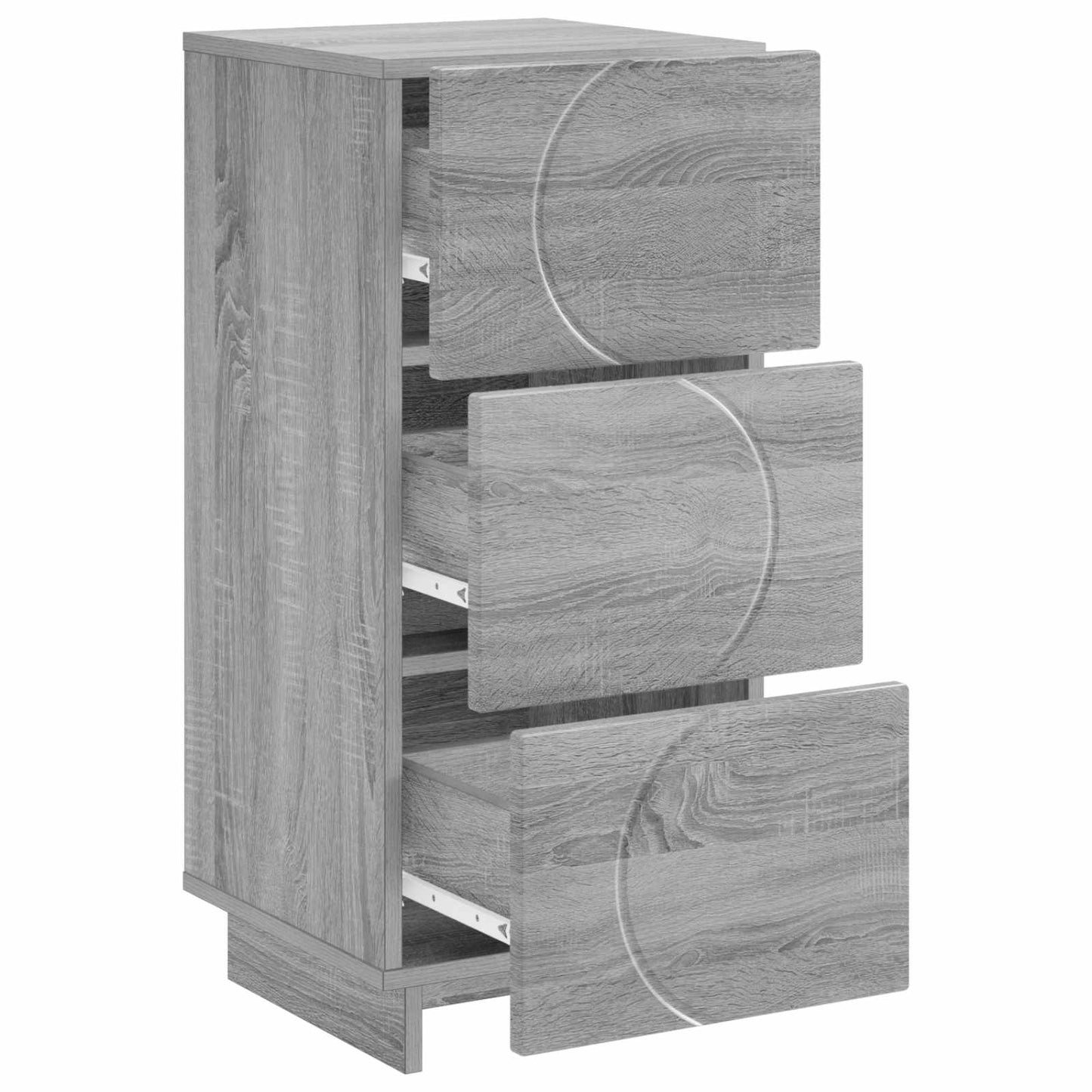 Sideboard Grey Sonoma 33.5 x 34.5 x 75 cm Engineered Wood