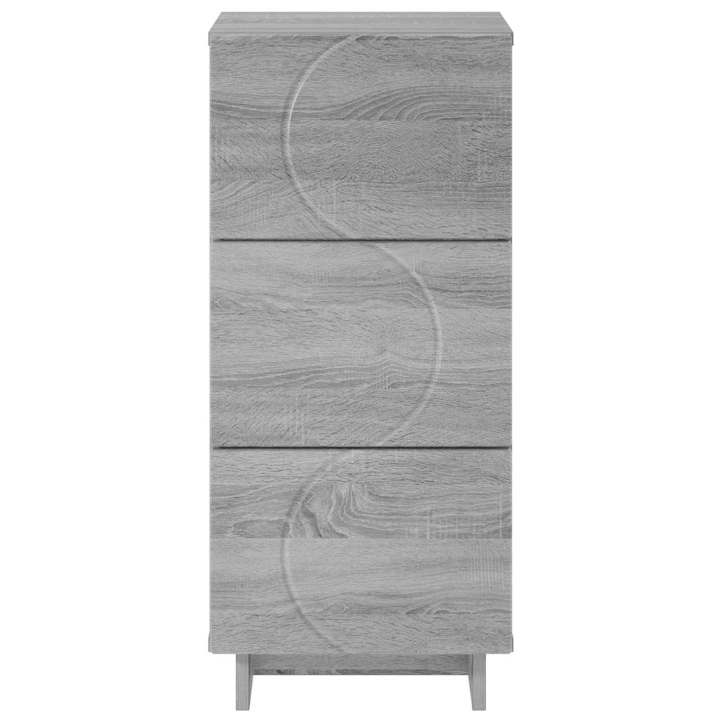 Sideboard Grey Sonoma 33.5 x 34.5 x 75 cm Engineered Wood