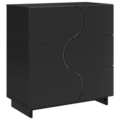Sideboard Black 70 x 38 x 75 cm Engineered Wood
