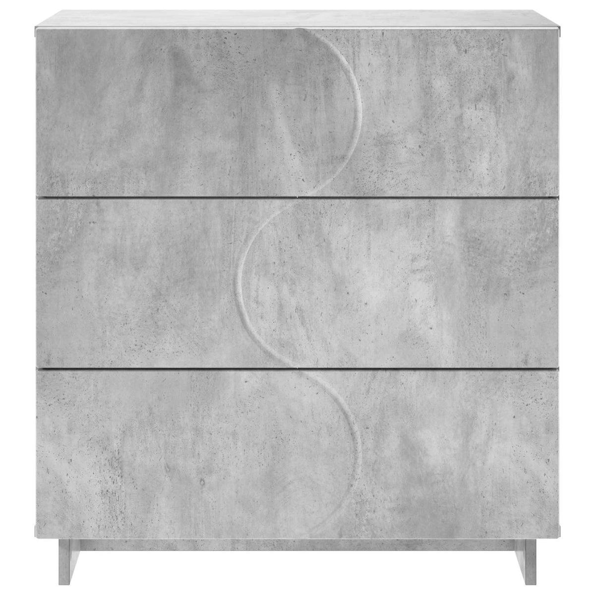 Sideboard Concrete Grey 70 x 38 x 75 cm Engineered Wood