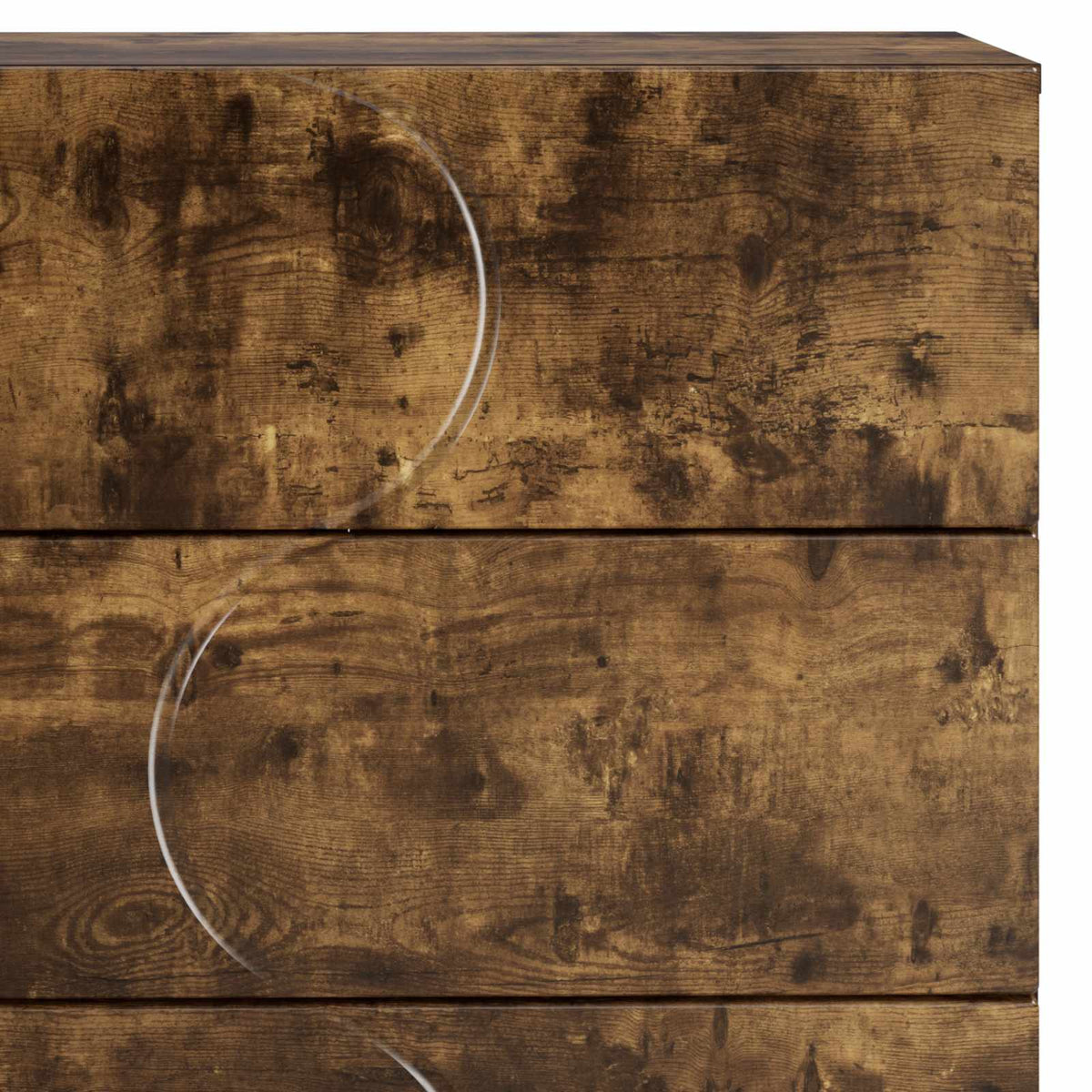 Sideboard Smoked Oak 70 x 38 x 75 cm Engineered Wood