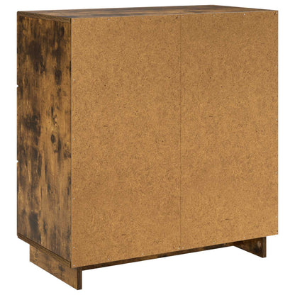 Sideboard Smoked Oak 70 x 38 x 75 cm Engineered Wood